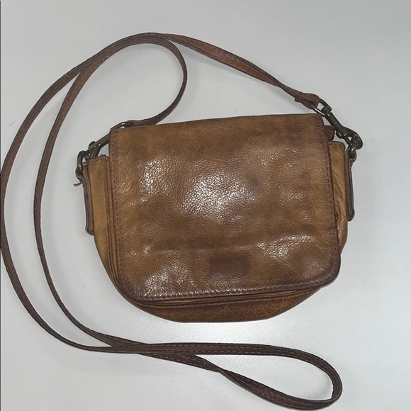 Liebeskind Berlin leather mini crossbody bag/ tan / preowned - Picture 12 of 12